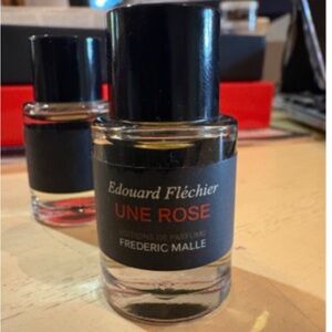 Frederic Malle Une Rose Fragrance with Black and Red Accents